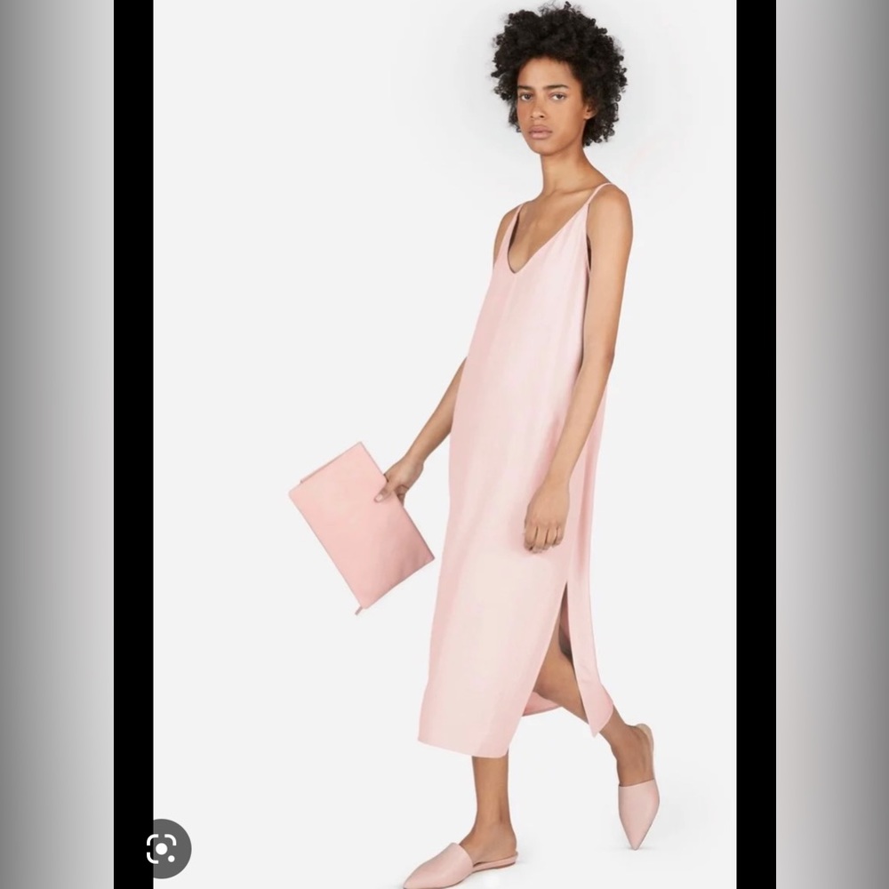 Everlane Japanese GoWeave Long Slip Dress